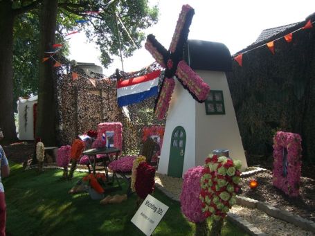 Lottum : Ortskern, entlang der Schlossallee, Rosenfestival 2008